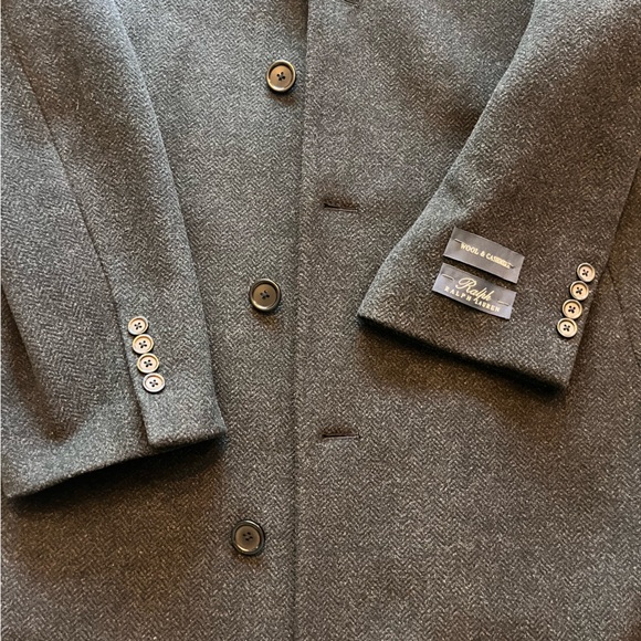 NWT 42L Ralph Lauren Blue Label Dallas Cashmere & Wool Coat - Picture 3 of 16